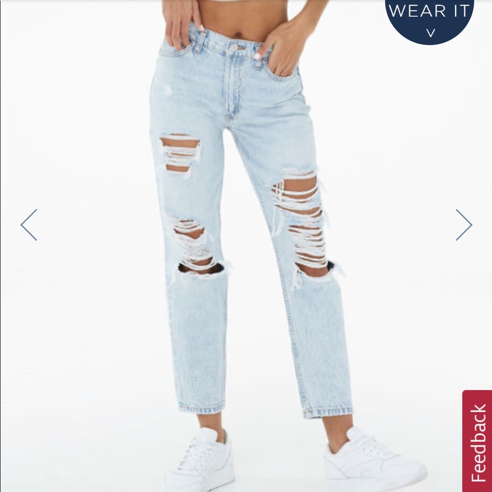 Aeropostale high rise mom jeans! New with tags